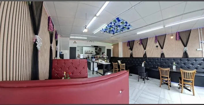 Commercial restaurant interior after emergency ceiling repair and reinstatement